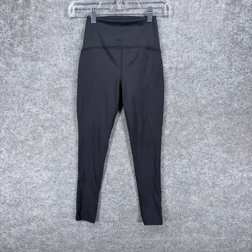 Beyond Yoga Women XS Black High Waist Leggings Side Pockets Stretch Activewear